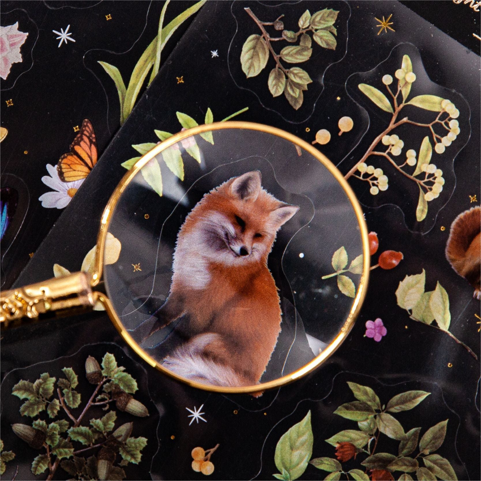 Dark Night Animal Shaped Retro Stickers – Creative PET Stickers, 6 Options - ViktaShop