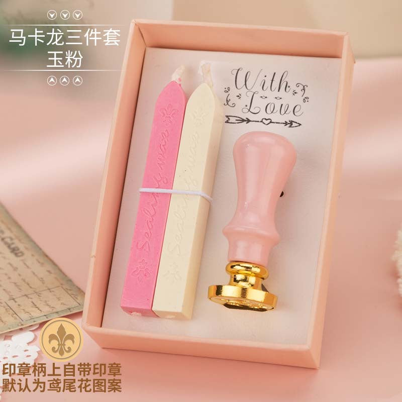 Cherry Blossom Fire Paint Seal Set – Complete Wax Seal Kit for Invitations & DIY - ViktaShop