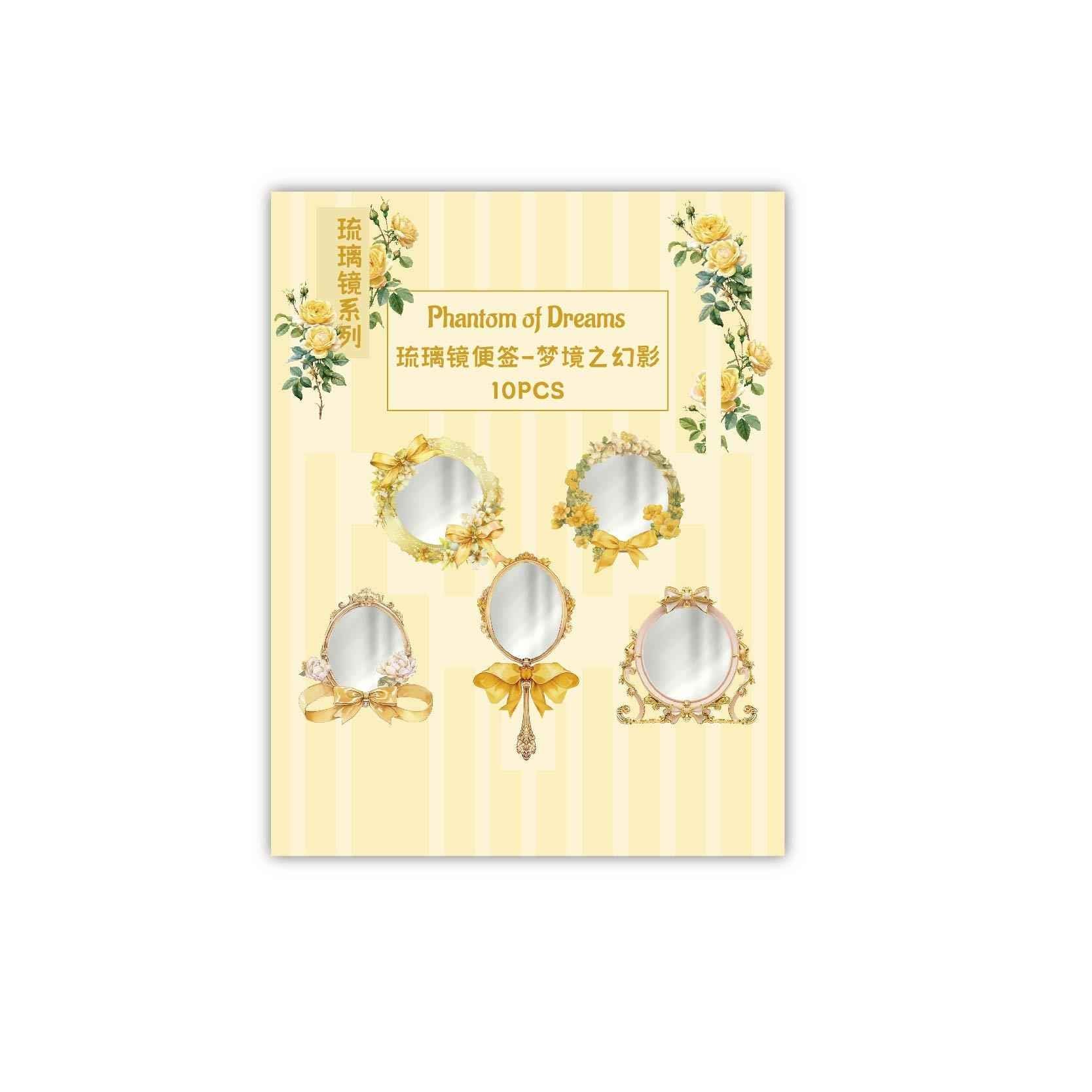 Glazed Mirror Series Notes - Alice's Mirror & More - 6 pcs