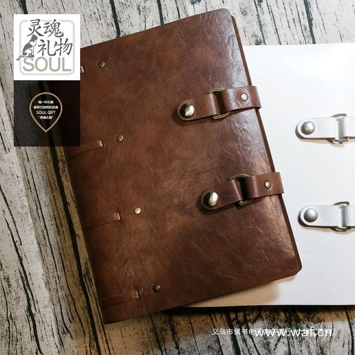 Spot Handmade Retro Loose-Leaf Notebook – Scrapbooking Diary - ViktaShop