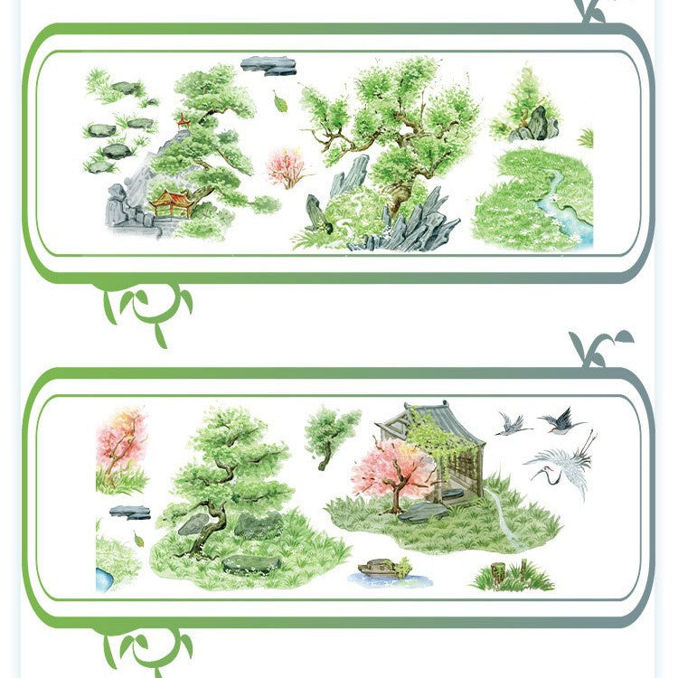 Antique Landscape Building Tape - Special Oil & Paper - 2m - ViktaShop