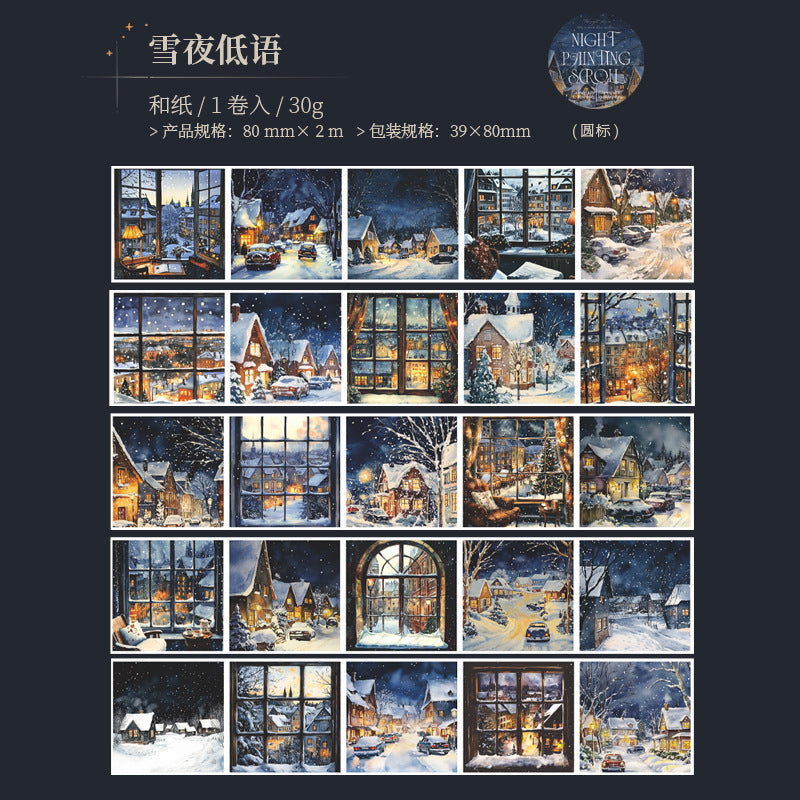 Creative Night Painting Handbook Sticker - ViktaShop