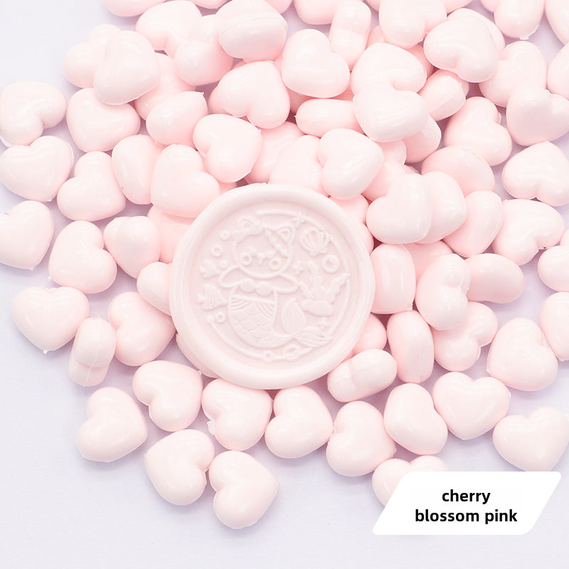 Colorful Heart-Shaped Fire Paint Wax Grain - ViktaShop