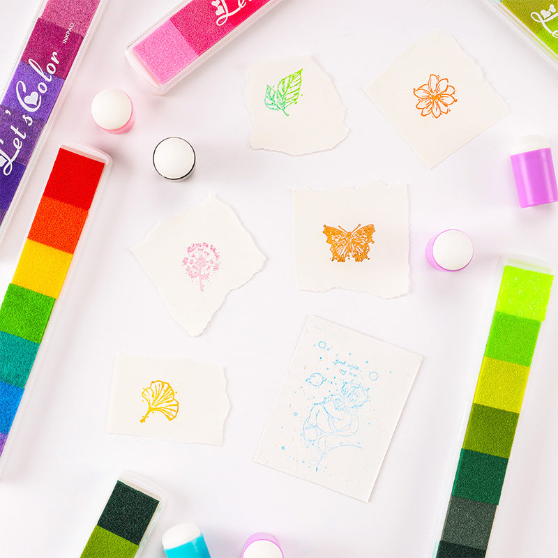 DIY Children's Long Gradient Stamp Inkpad - ViktaShop