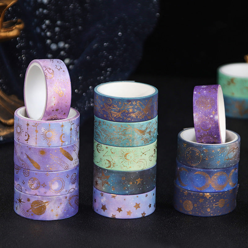 Star Fantasy Bronzing & Paper Tape Gift Box, 2m - ViktaShop