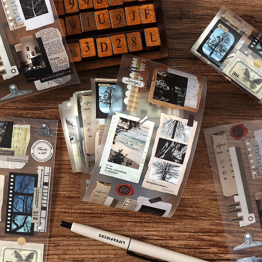 Fog PET Tape – Image Poetry Series, 2m - ViktaShop