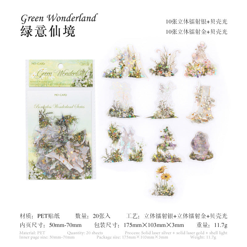 Ice Crystal PET Sticker Bag Unbounded Fairyland Series - ViktaShop