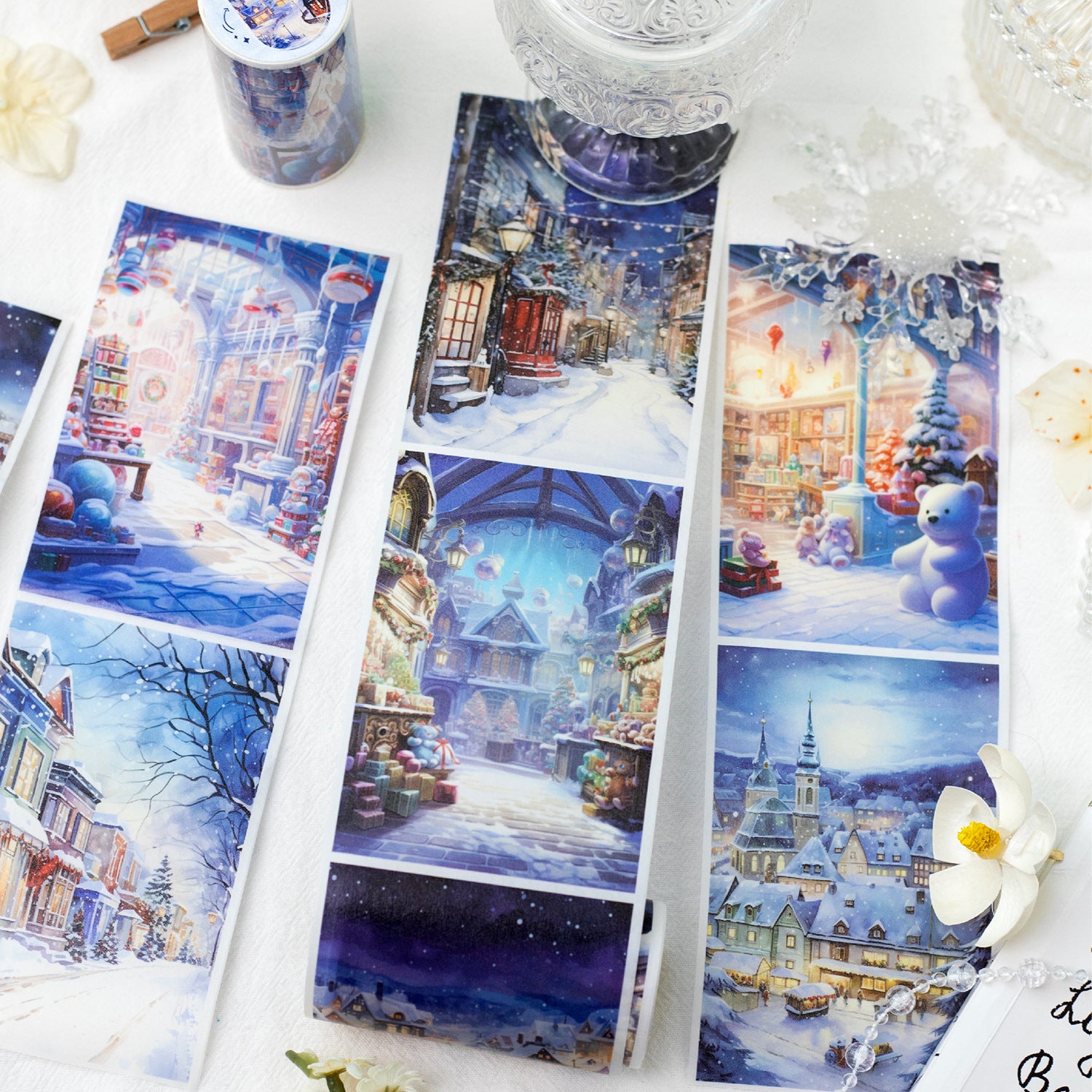 Twilight Washi Tape – Memories of the Journey, World Scenery, 2m - ViktaShop