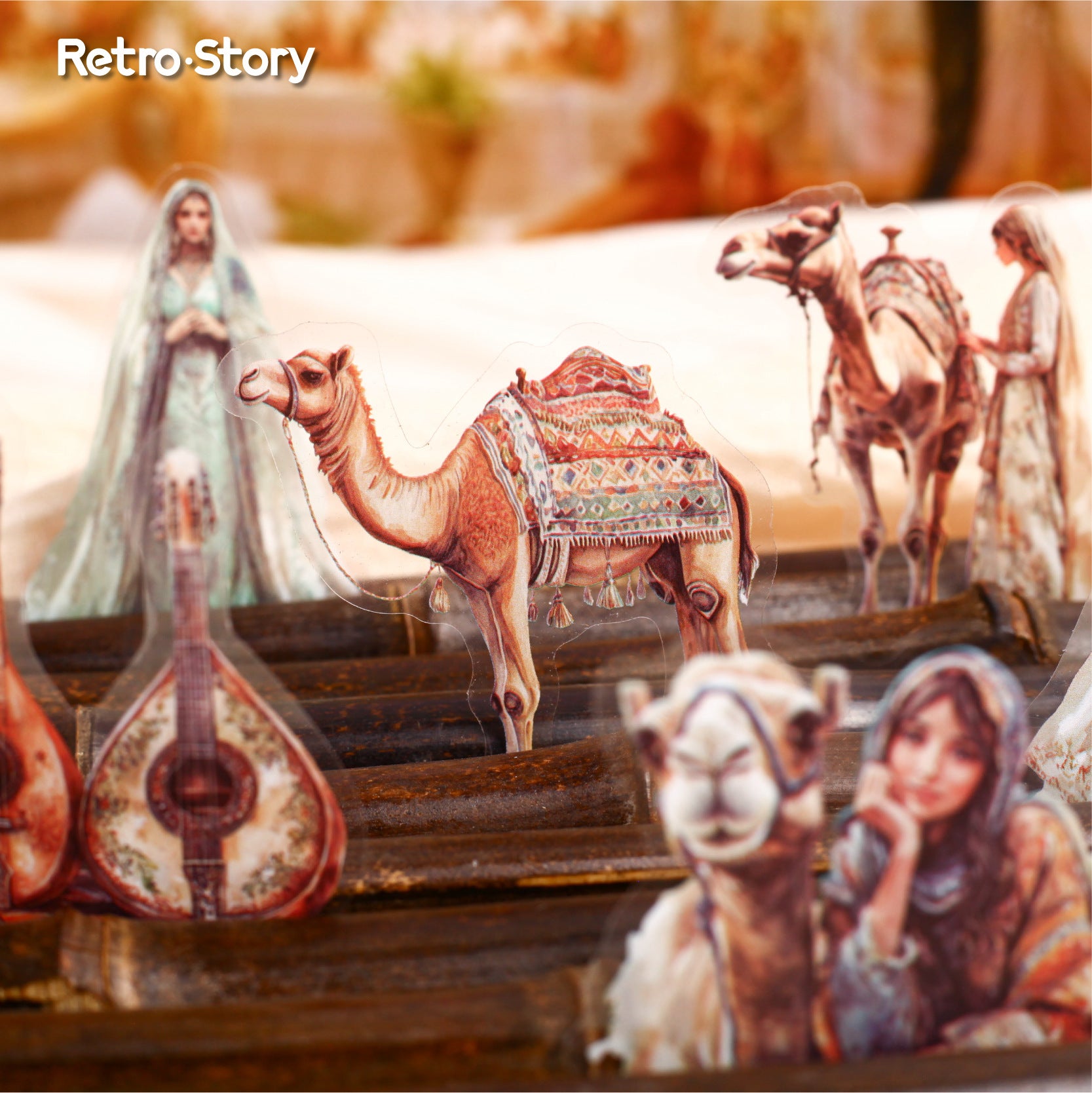 Exotic Peninsula Series Stickers, 6 Options - ViktaShop