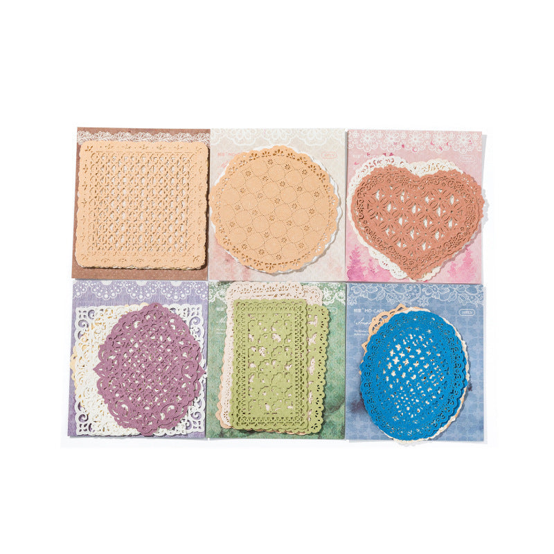 Lace Paper INS Material Decoration Base, 10 Pcs - ViktaShop