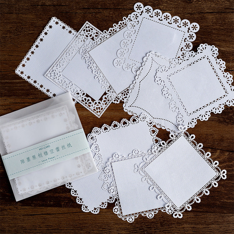 Hollow Lace Paper – Alice Tea Party Series, 8 Options - ViktaShop