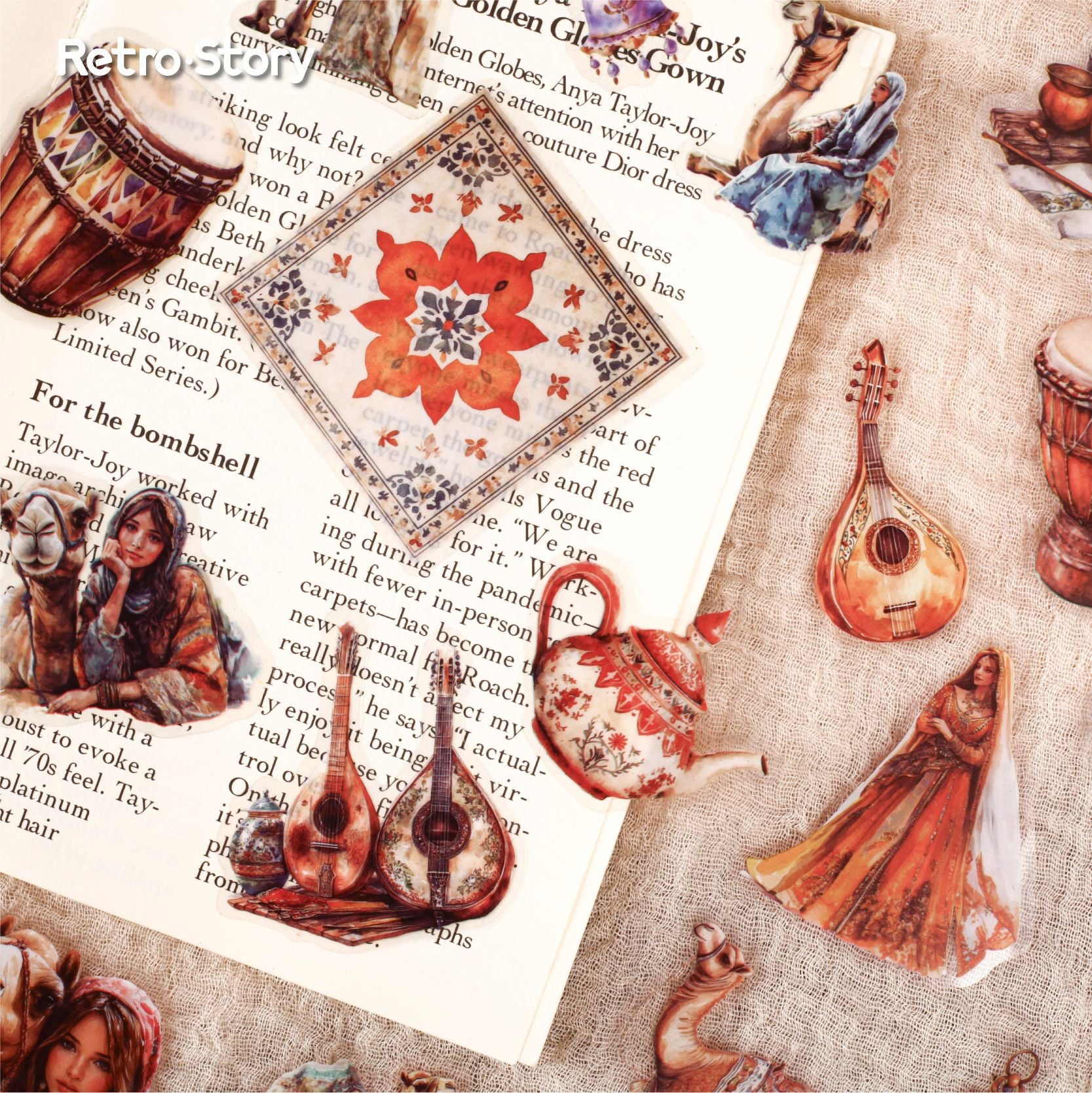 Exotic Peninsula Series Stickers, 6 Options - ViktaShop