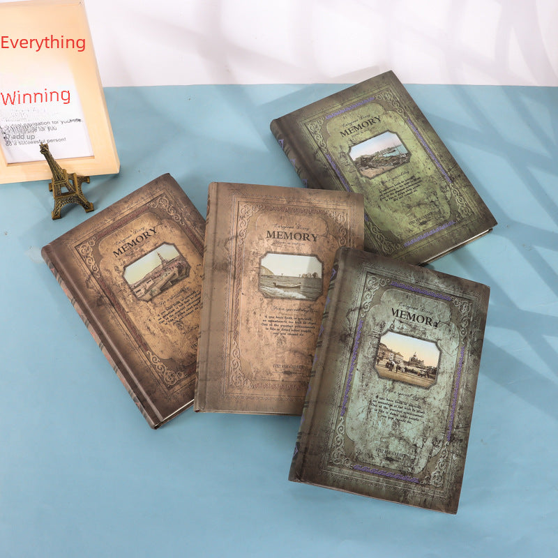 Vintage Oil Painting A5 Notebook - Thickened Hard Cover, 4 Options - ViktaShop