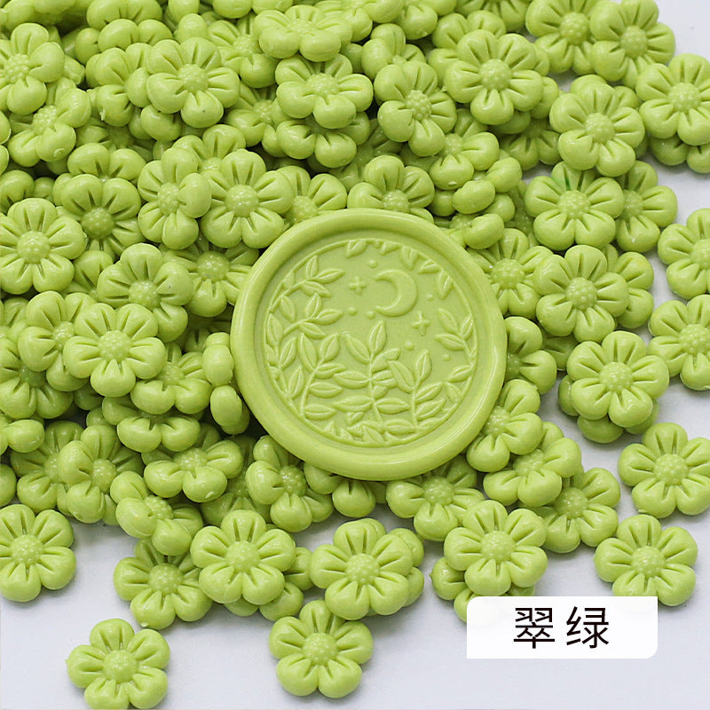 Flower-Shaped Fire Paint Wax Grain Seal - ViktaShop