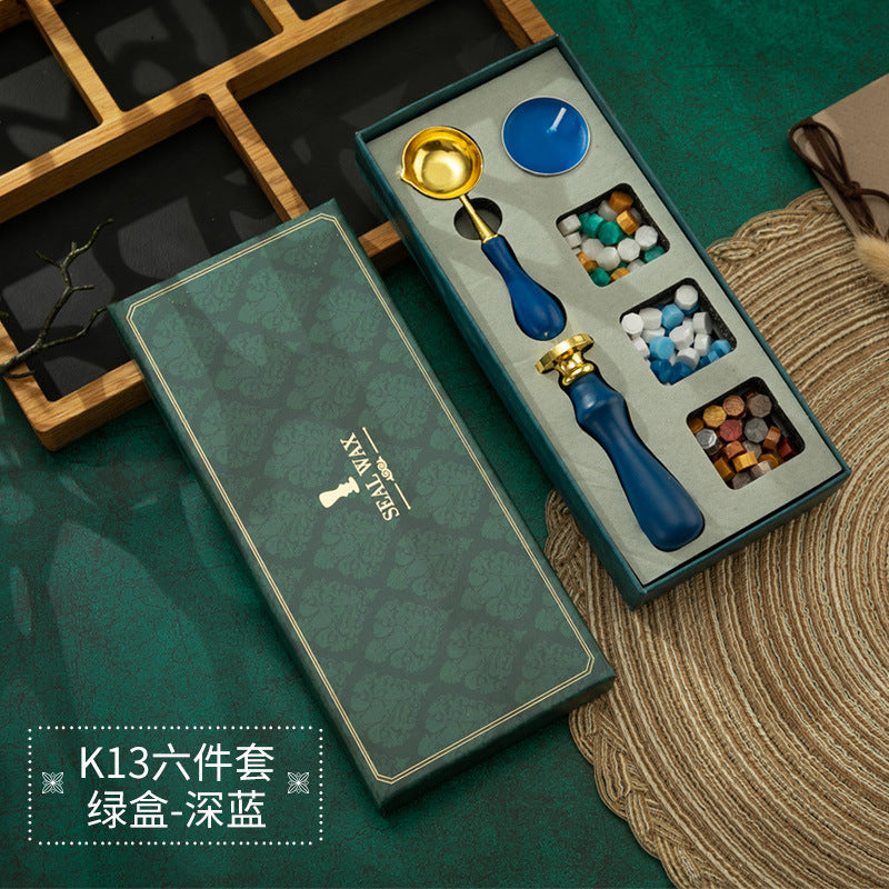 Retro Fire Paint Seal Gift Box Set – Full Artistic Wax Seal Kit, Wholesale - ViktaShop