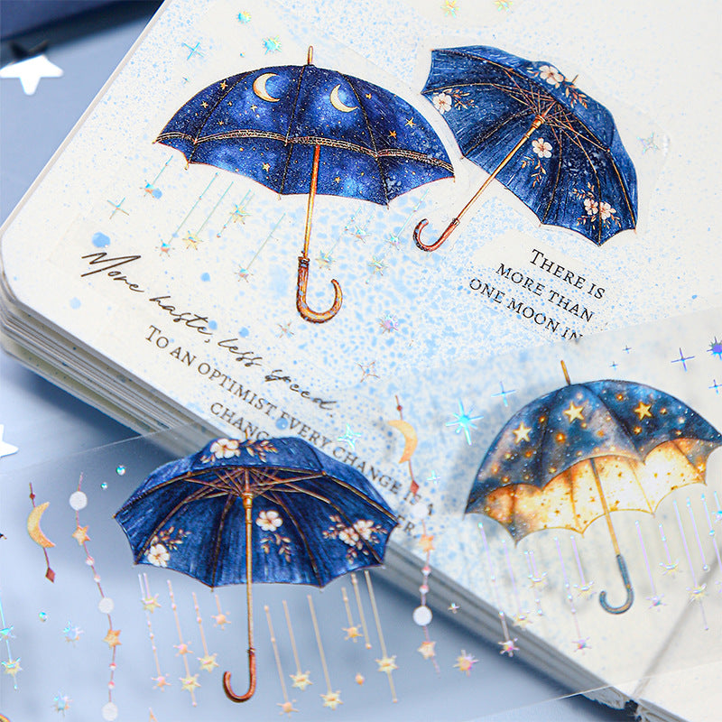 Umbrella Time PET Tape – Laser Silver Series, 6 Options - ViktaShop