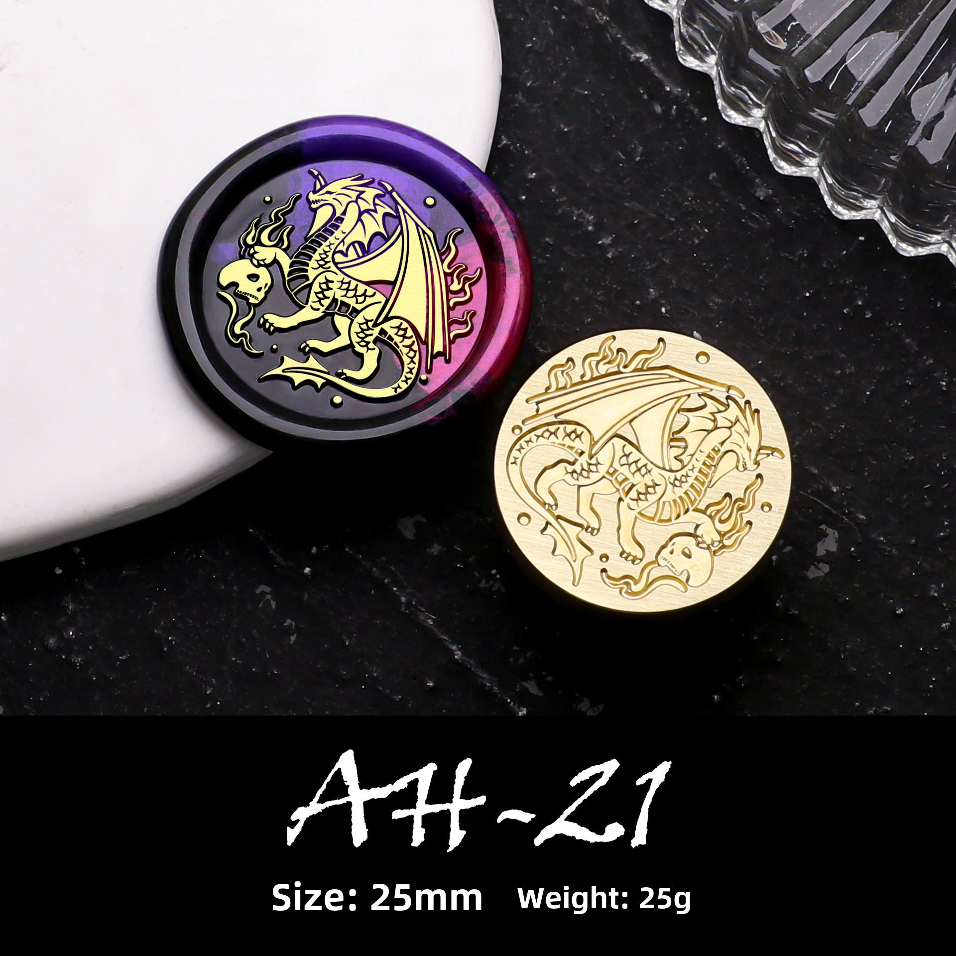 European Color Dark Series Fire Paint Wax Seal Collection - ViktaShop