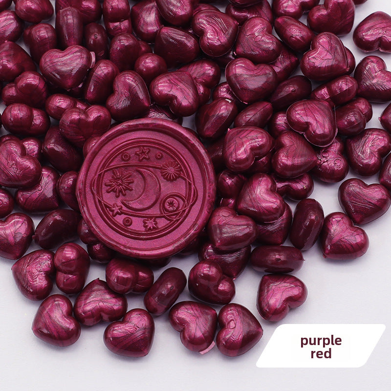 Colorful Heart-Shaped Fire Paint Wax Grain - ViktaShop