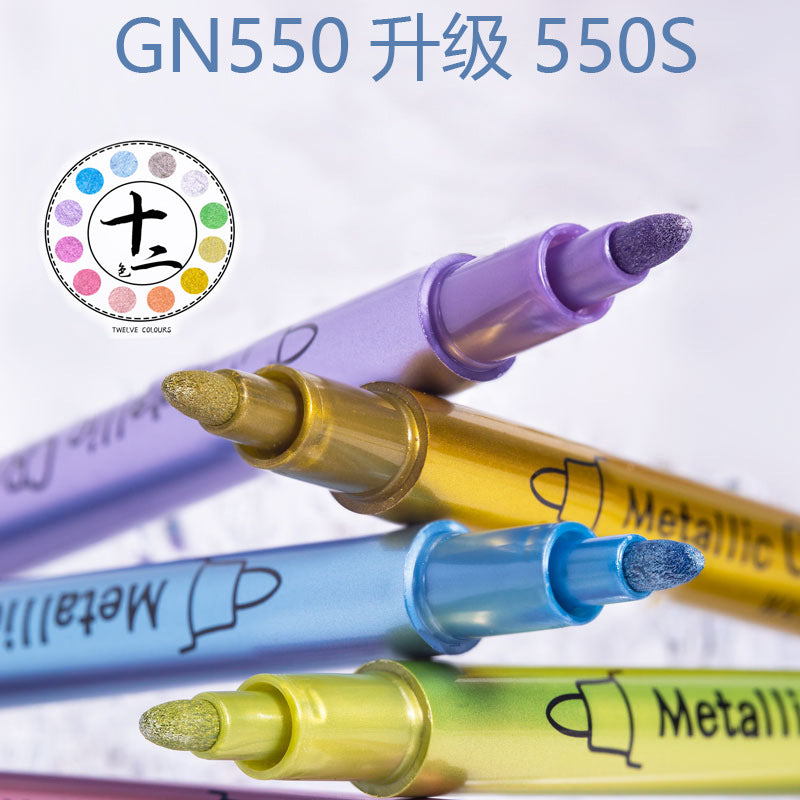 Color Metal Pen Set - Hard Tip Art Marker - ViktaShop