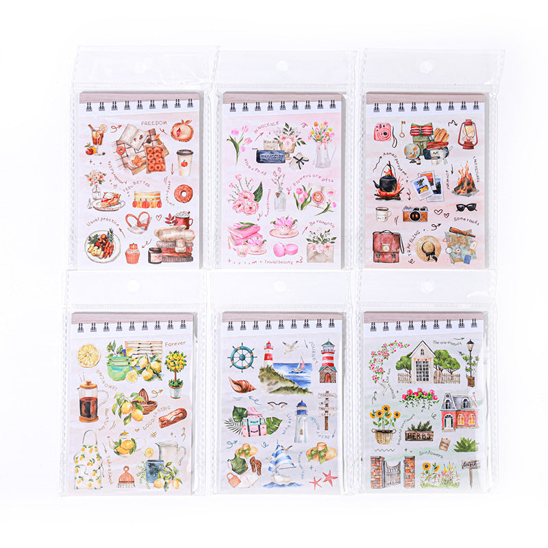 Die-Cut Double Material Sticker Book - ViktaShop