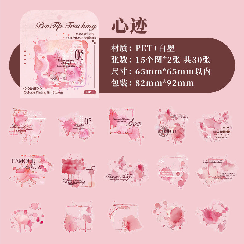 Paper Trace PET Film Cutting Sticker Pen Tip Tracking Series, 6 Options - ViktaShop