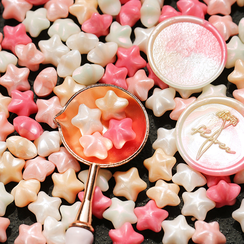 Macaron Color Star Spark Fire Paint Wax Granules Set - ViktaShop