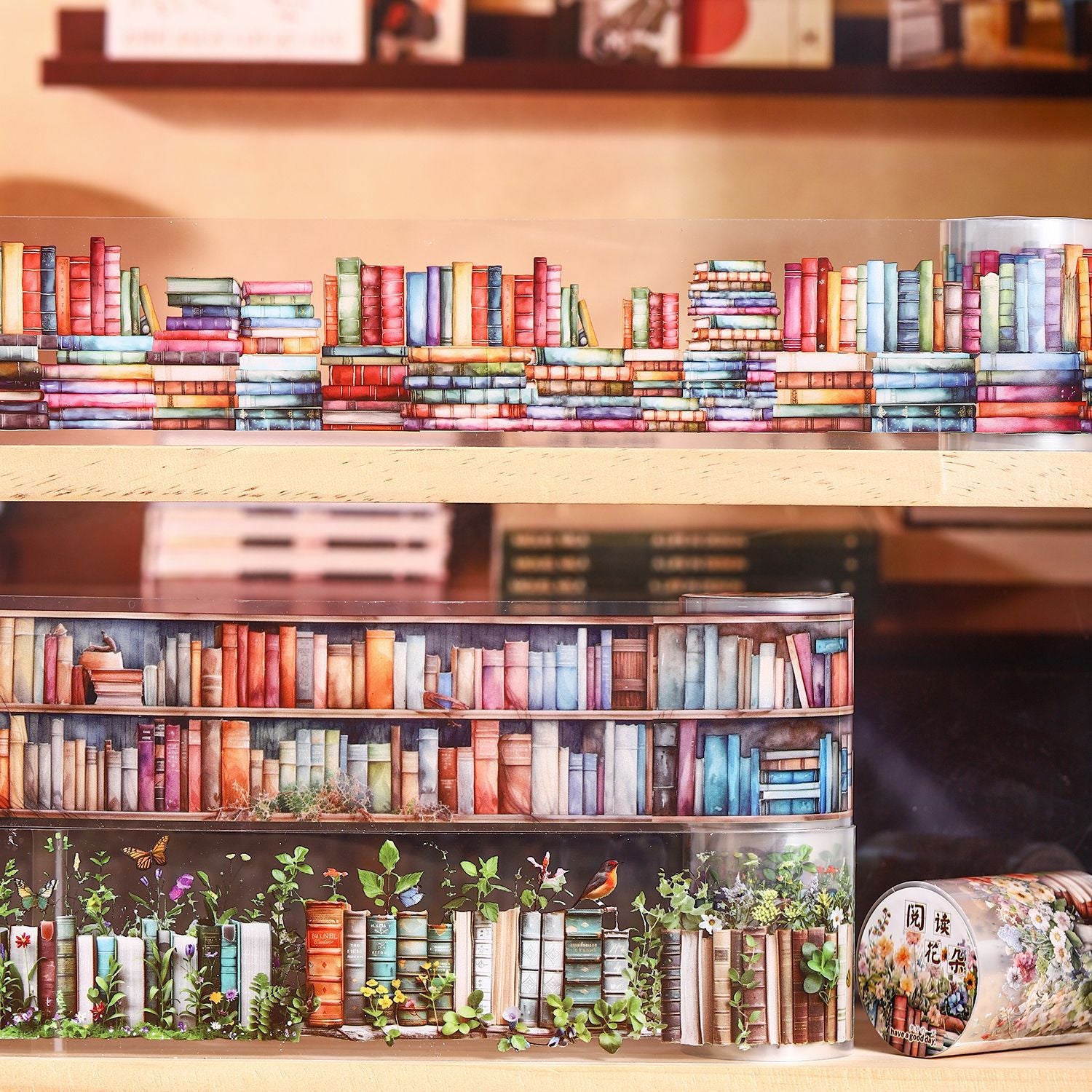 A Beautiful Day PET Tape - Sea Travel Series, Reading Landscape, 350mm - ViktaShop