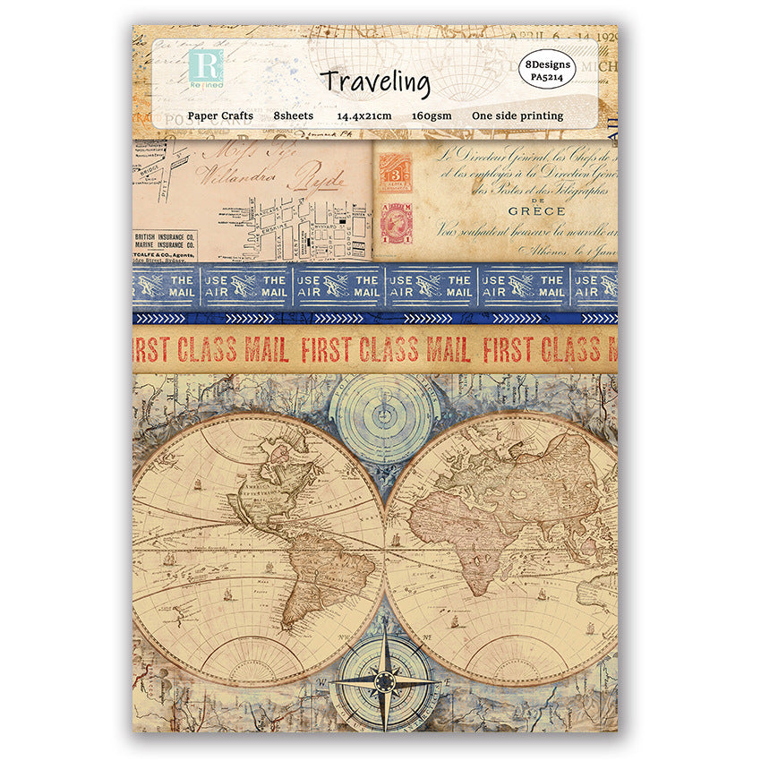 Pattern Paper – DIY Photo Album & Junk Journal Card Background - ViktaShop