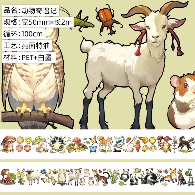 Dream Magic Cottage PET Tape – Castle & Landscape Collage - 2m - ViktaShop