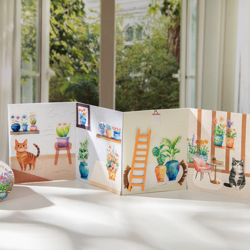 Plant Landscaping Tape – Planting Happy Mood Series, Potted Theme, 2m - ViktaShop