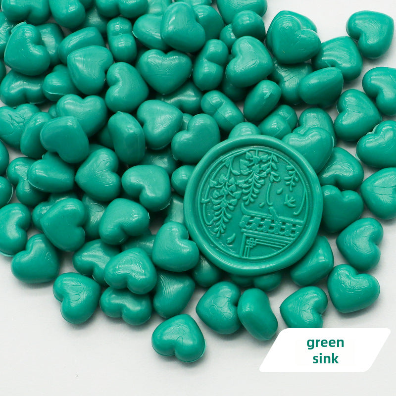 Colorful Heart-Shaped Fire Paint Wax Grain - ViktaShop