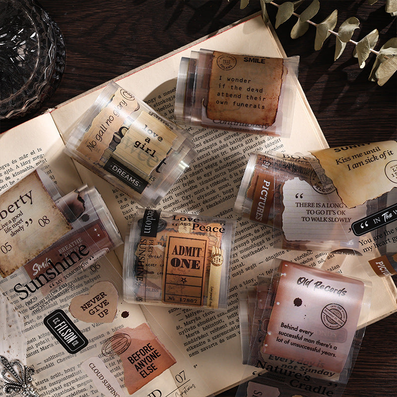 Transparent PET Tape Set - DIY Diary Decoration, 2m - ViktaShop