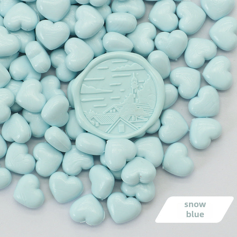 Colorful Heart-Shaped Fire Paint Wax Grain - ViktaShop