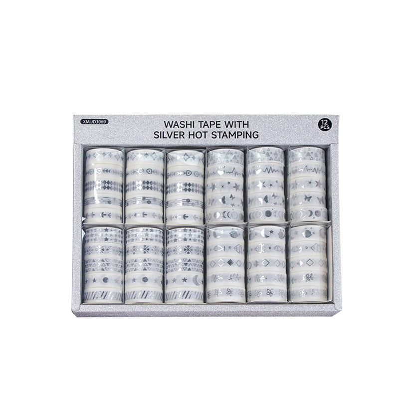 Wheat Youth Gilding & Silver Stamping Washi Tape, 2m - ViktaShop