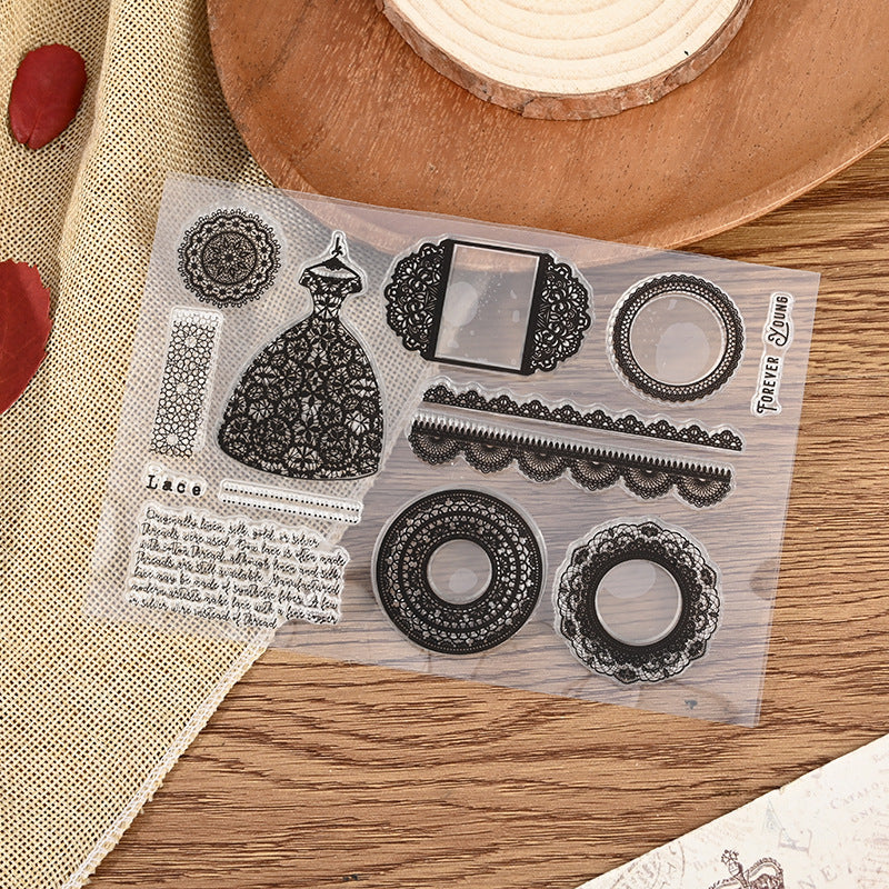 Transparent Silicone Seal – Stamp Set for Journals & DIY, 7 Options - ViktaShop