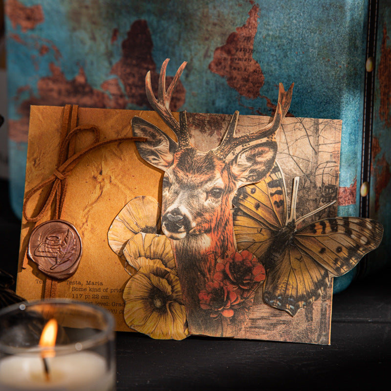 Junk Journal Paper - Retro Manual Series, 30 Pcs - ViktaShop