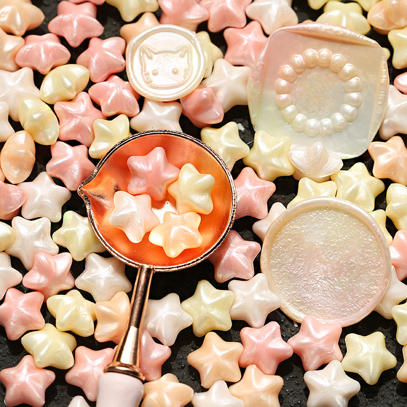 Macaron Color Star Spark Fire Paint Wax Granules Set - ViktaShop