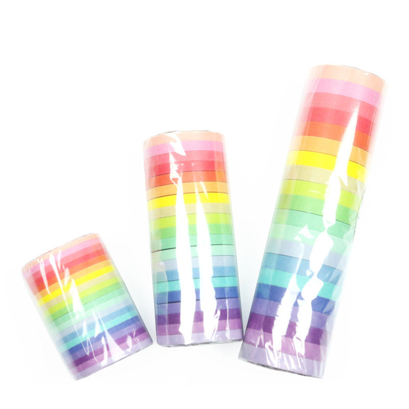 Solid Color Thin Washi Tape Set, 3 Options - ViktaShop