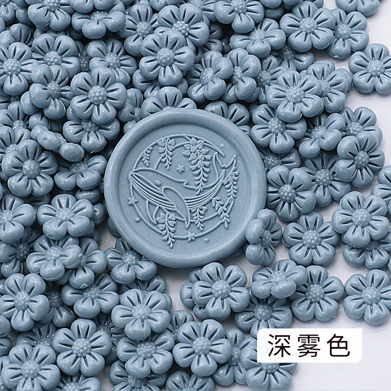 Flower-Shaped Fire Paint Wax Grain Seal - ViktaShop