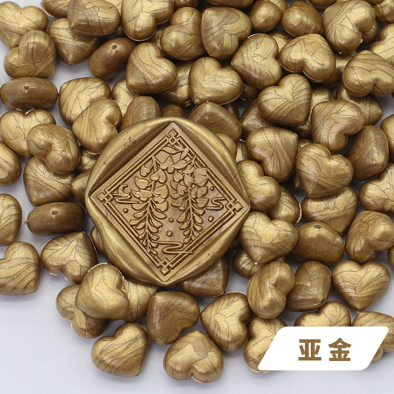 Colorful Heart-Shaped Fire Paint Wax Grain - ViktaShop