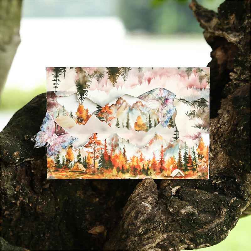 Mountain PET Tape for Scrapbooking