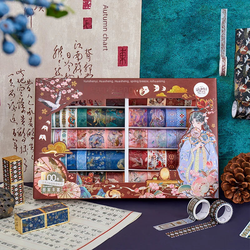 Sunlight Tape Gift Box – Neon Costume Series Decorative Tape Set - ViktaShop