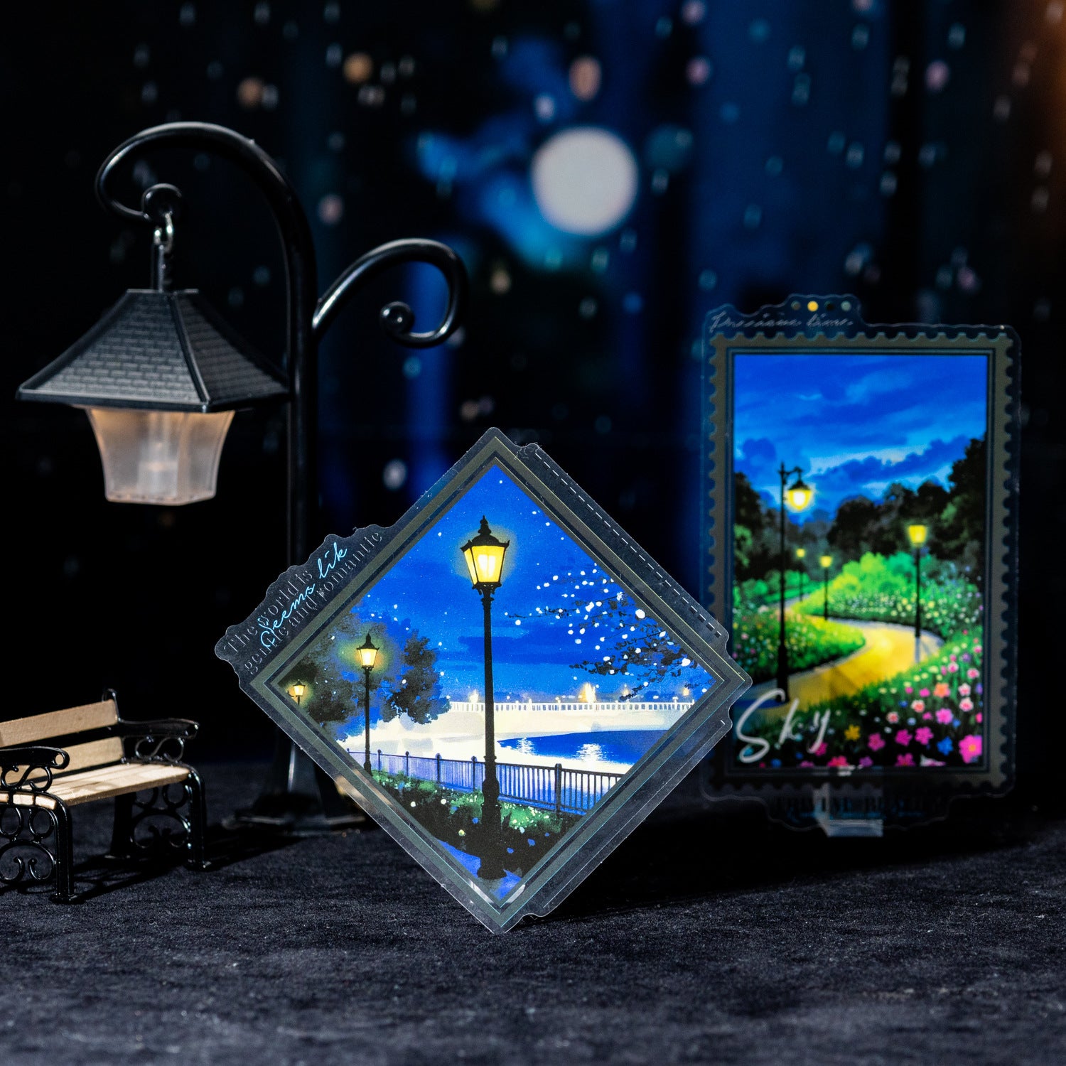 Corner Series Large - Size Landscaping Stickers - ViktaShop