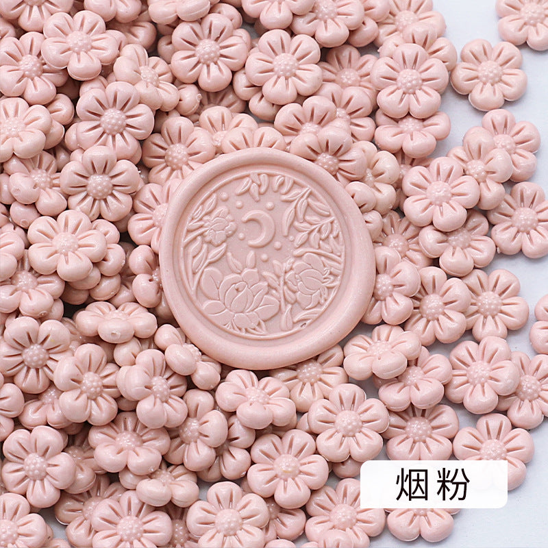 Flower-Shaped Fire Paint Wax Grain Seal - ViktaShop