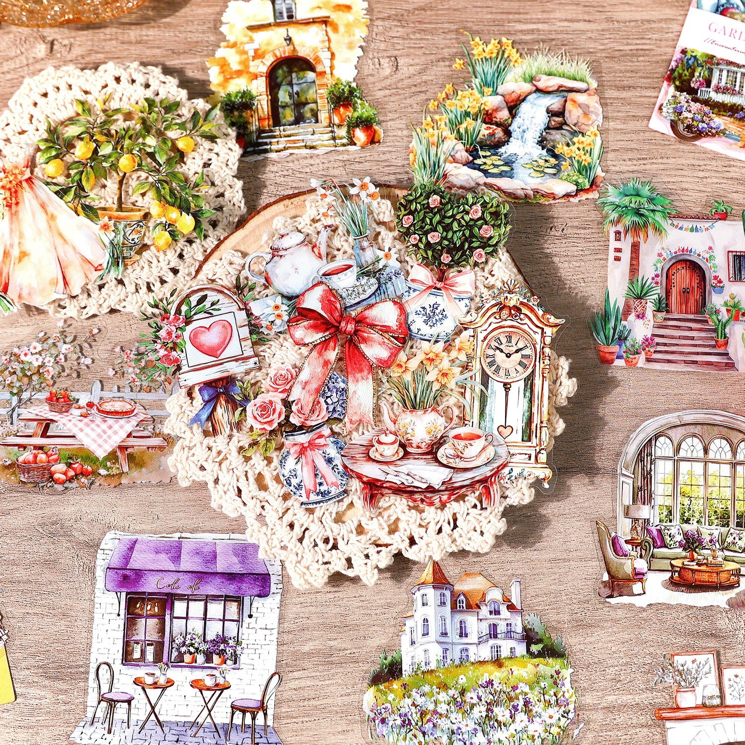 Ancient Forest PET Sticker Pack - Encounters Series, 20 Pcs - ViktaShop