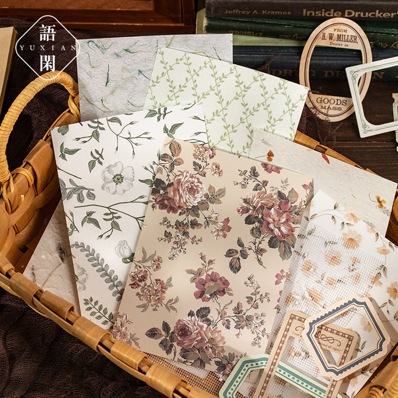 Vintage Material Paper Pack - ViktaShop