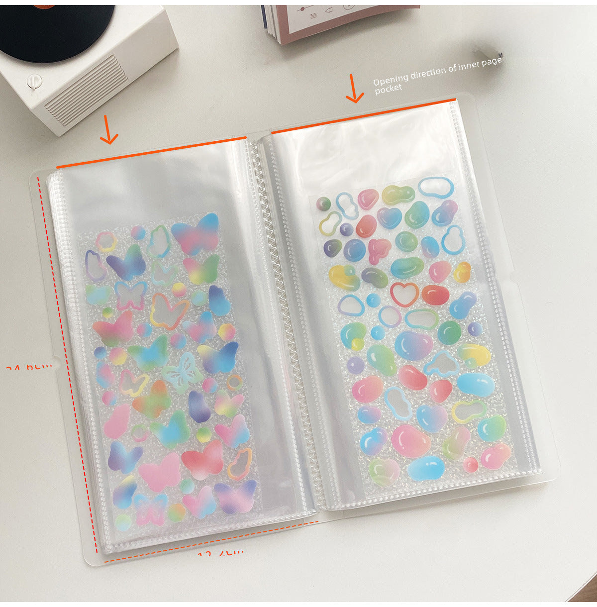 Large Capacity Sticker Storage Book – Fruits Store Theme - ViktaShop