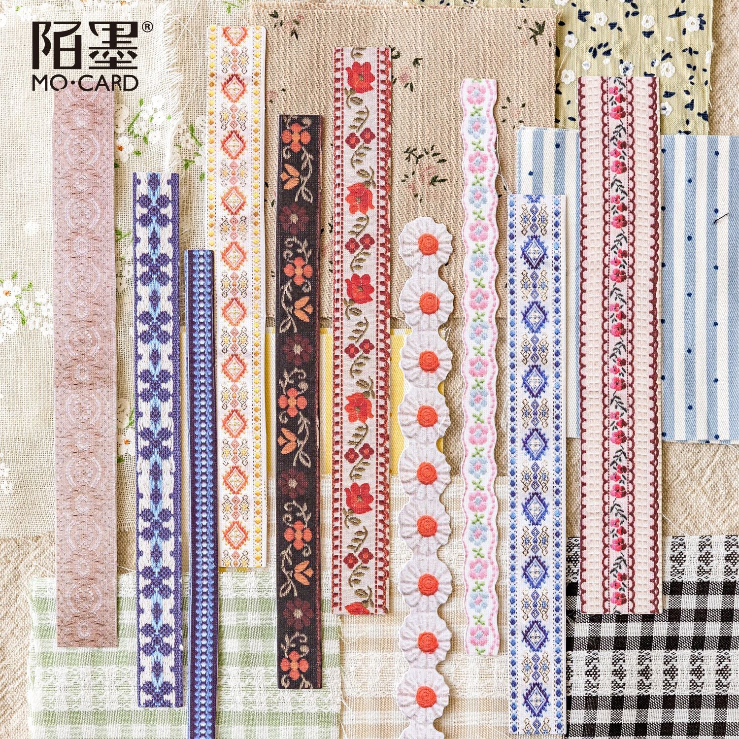 White Kraft Paper Hard Card Sticker - Corridor Series, 20 Pcs - ViktaShop