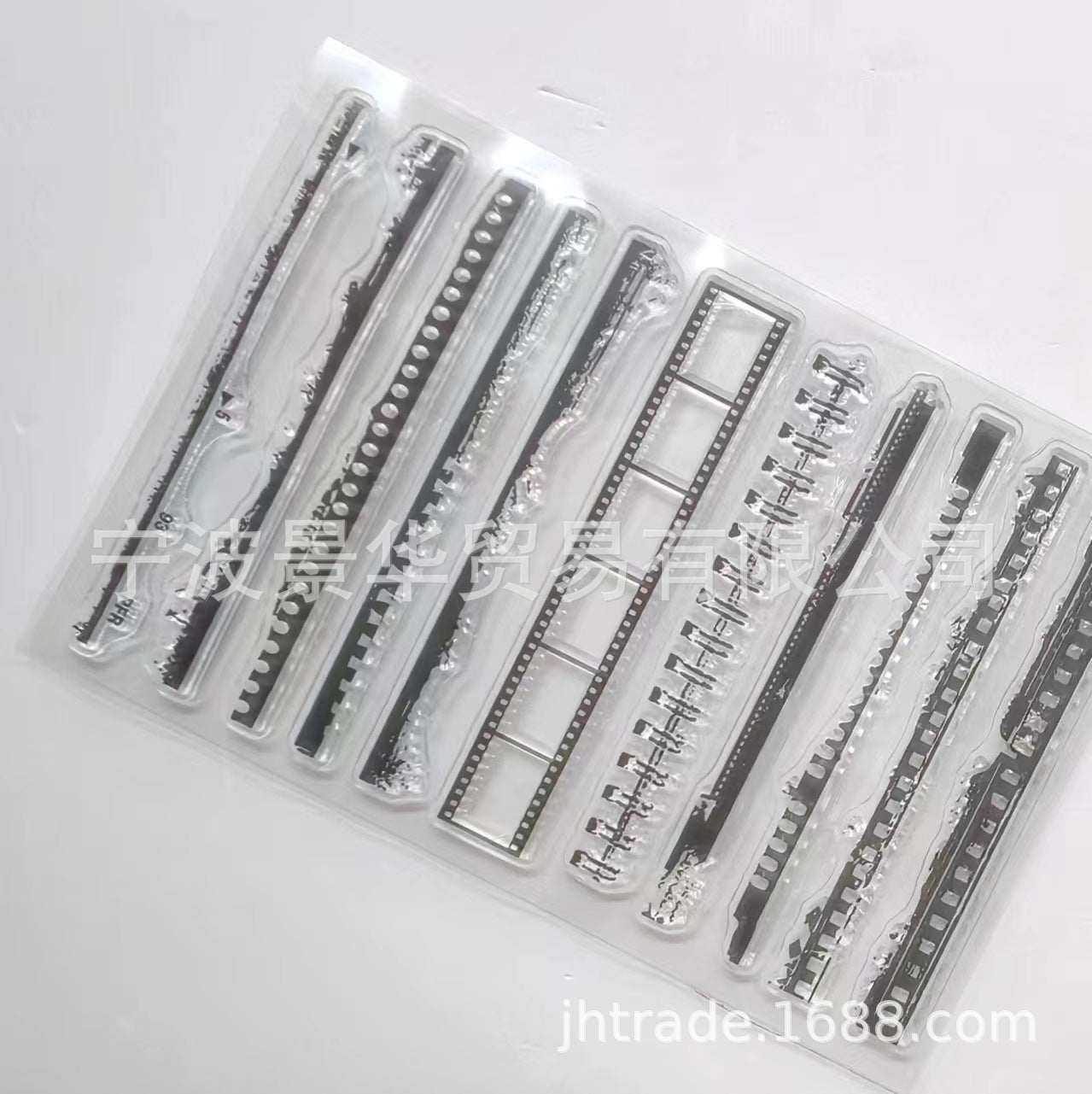 Transparent Silicone Stamp, PVC Finished Stamp with Film Lines for DIY Scrapbooking - ViktaShop