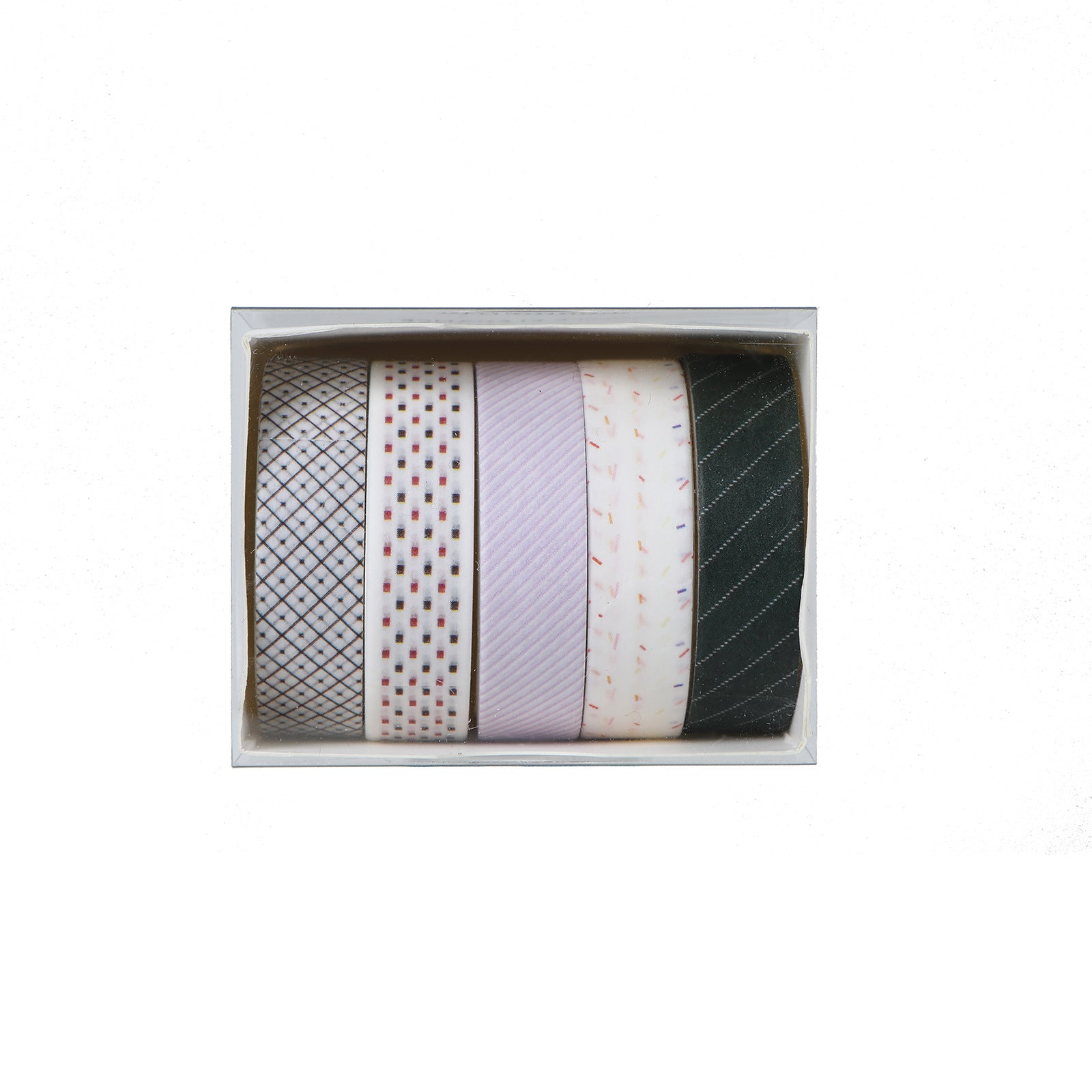 Plain Paper Washi Tape Set – Neutral Collage Series, 12 Options - ViktaShop